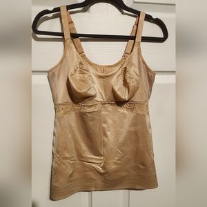 Ruby Ribbon lace cami size 40 in pale.